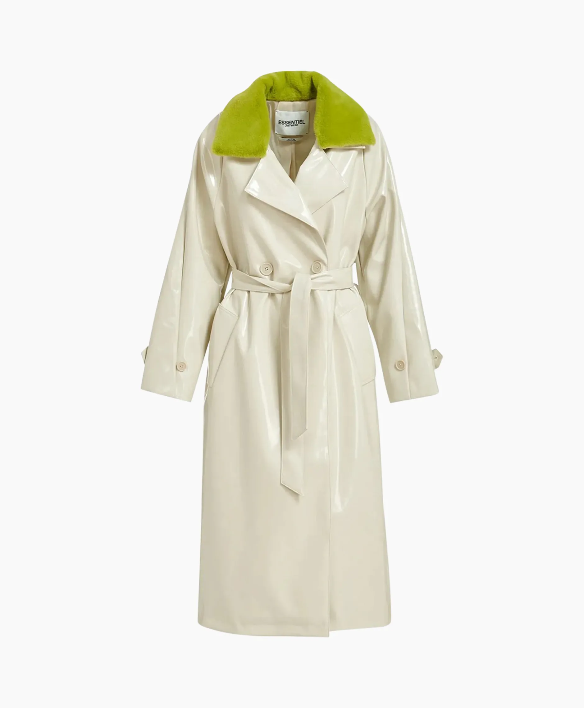 Dames Essentiel Antwerp Jassen*Mantel Feeling Off White