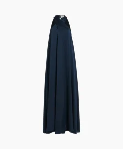 Dames Essentiel Antwerp Bruiloftskleding*Maxi Jurk Finch Blauw