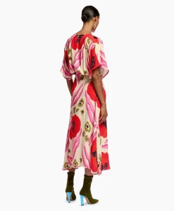 Dames Essentiel Antwerp Bruiloftskleding*Midi Jurk Frikart Off White