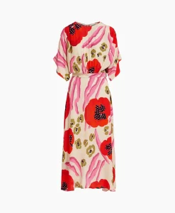 Dames Essentiel Antwerp Bruiloftskleding*Midi Jurk Frikart Off White