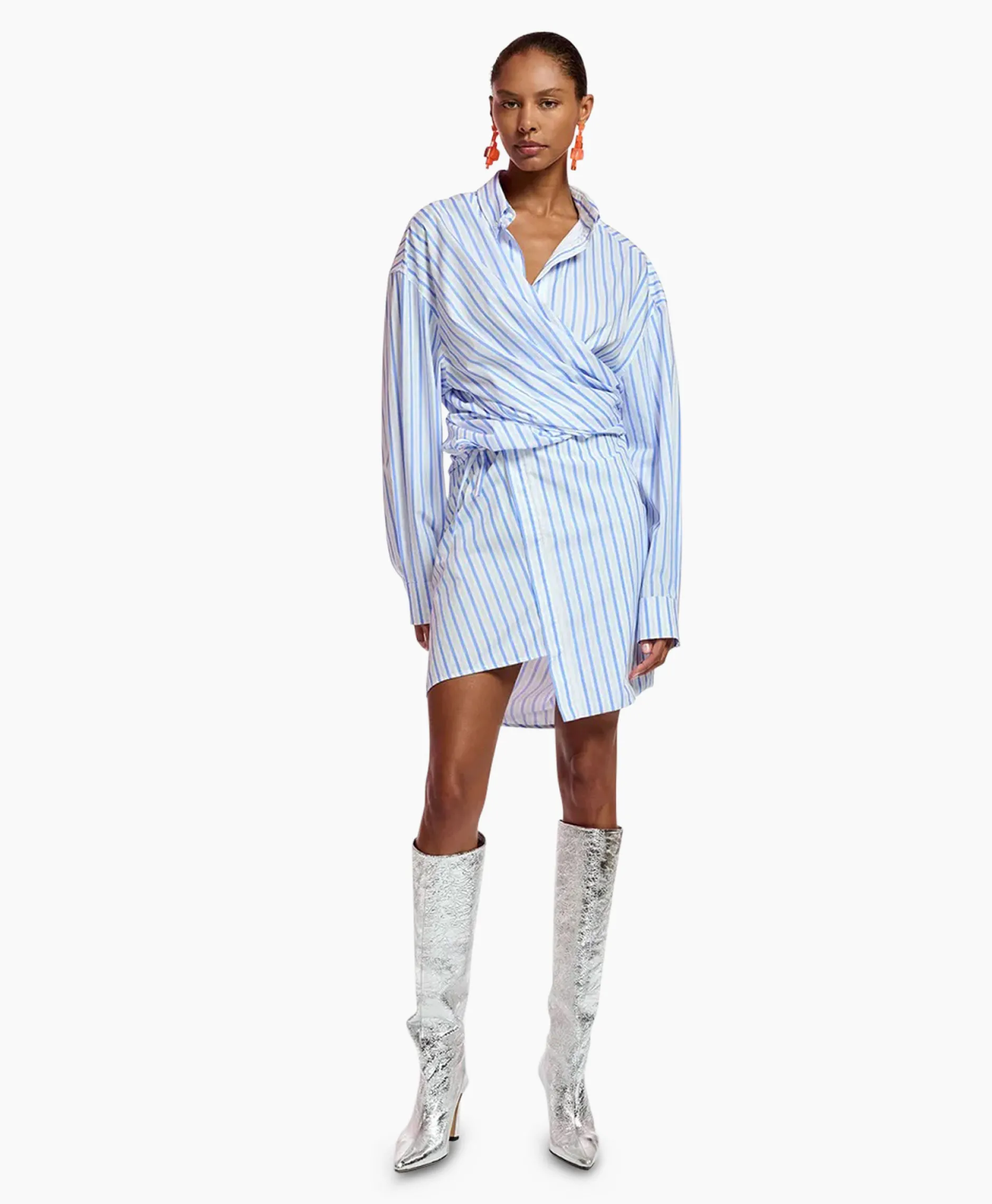 Dames Essentiel Antwerp Bruiloftskleding*Mini Jurk Fetty Wit