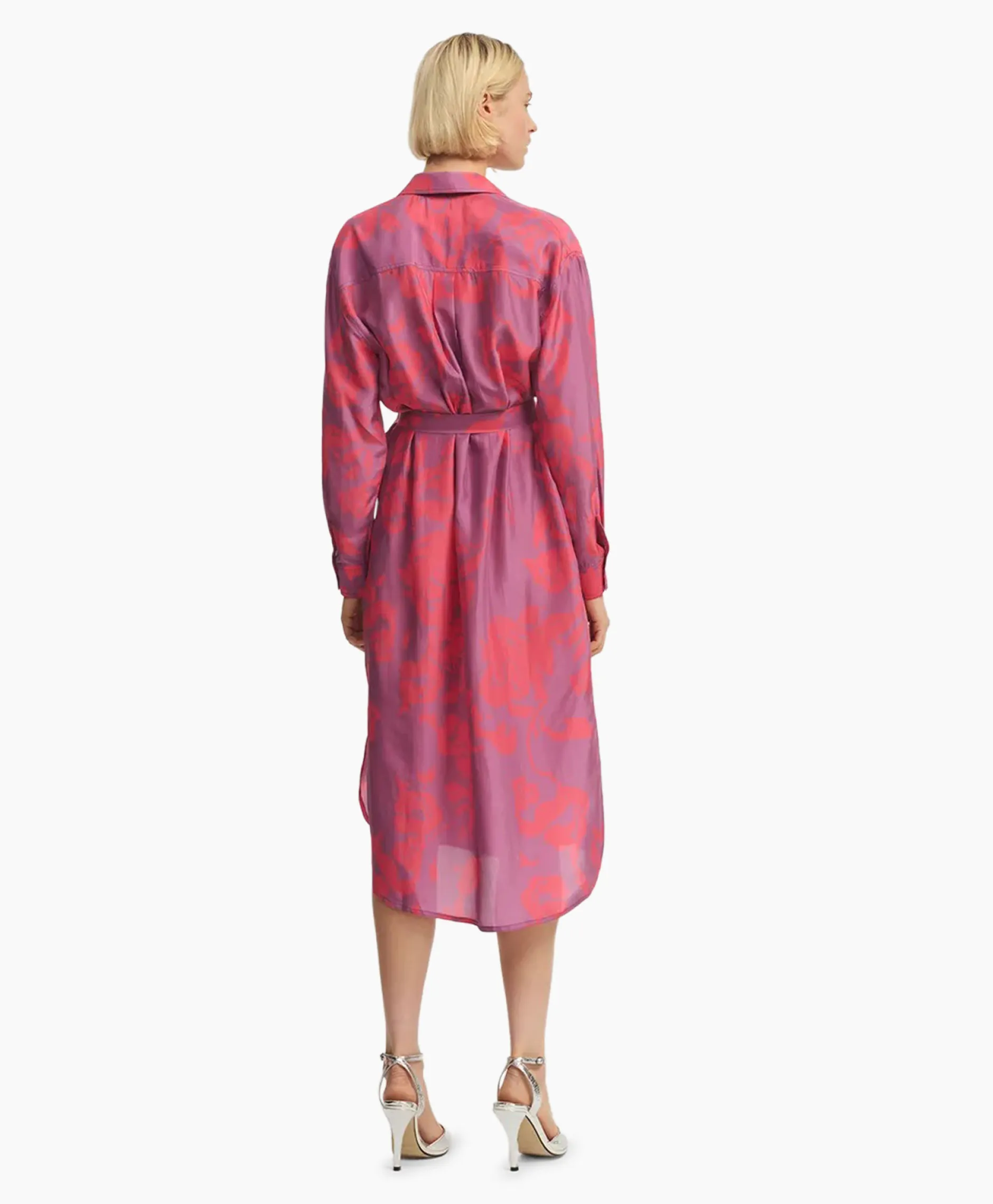 Dames Essentiel Antwerp Bruiloftskleding*Mini Jurk Foxglove Pink