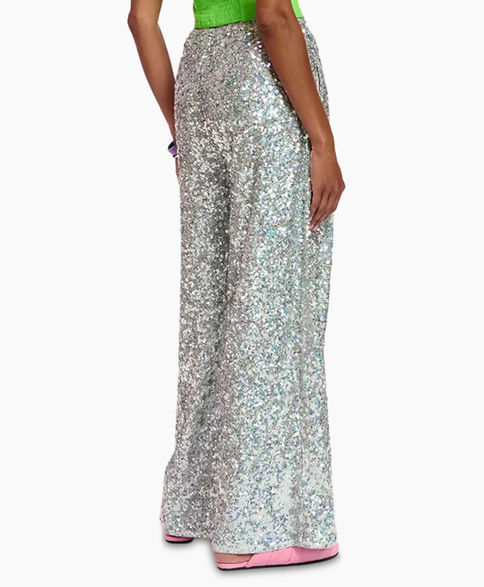 Dames Essentiel Antwerp Broeken*Pantalon Fences Zilver