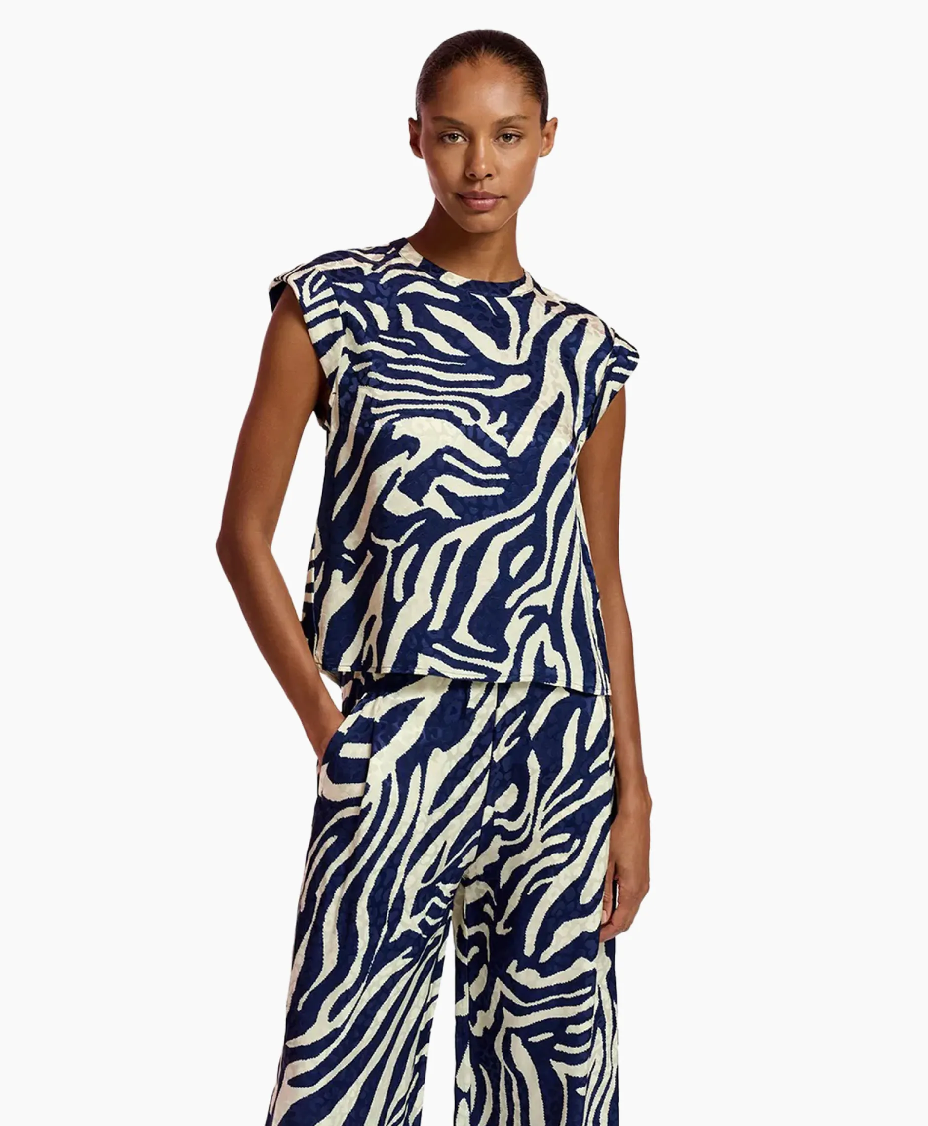 Dames Essentiel Antwerp T-Shirts & Tops*Top Feebee Blauw