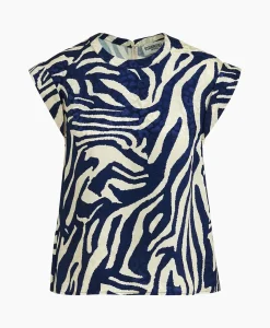 Dames Essentiel Antwerp T-Shirts & Tops*Top Feebee Blauw