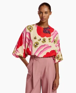 Dames Essentiel Antwerp T-Shirts & Tops*Top Flowerpower Off White