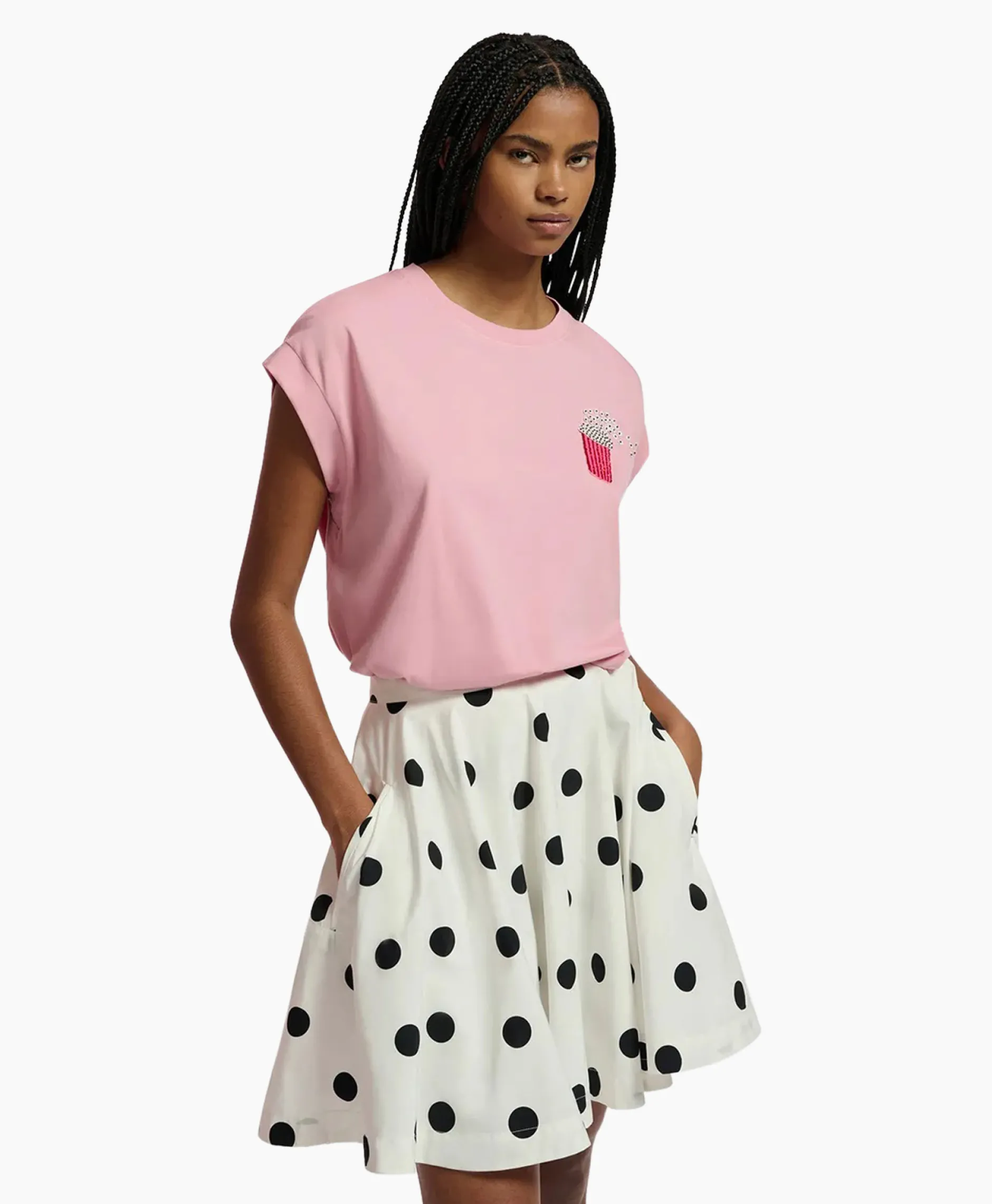 Dames Essentiel Antwerp T-Shirts & Tops*T-Shirt Korte Mouw Faustina Rood