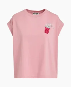 Dames Essentiel Antwerp T-Shirts & Tops*T-Shirt Korte Mouw Faustina Rood