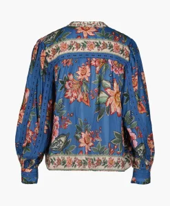 Dames Farm Rio Blouses*Blouse Wonderful Bouquet Blue Blauw