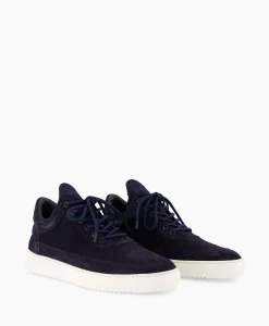 Heren Filling Pieces Sneakers*Sneaker Low Top Suede Navy Donker Blauw