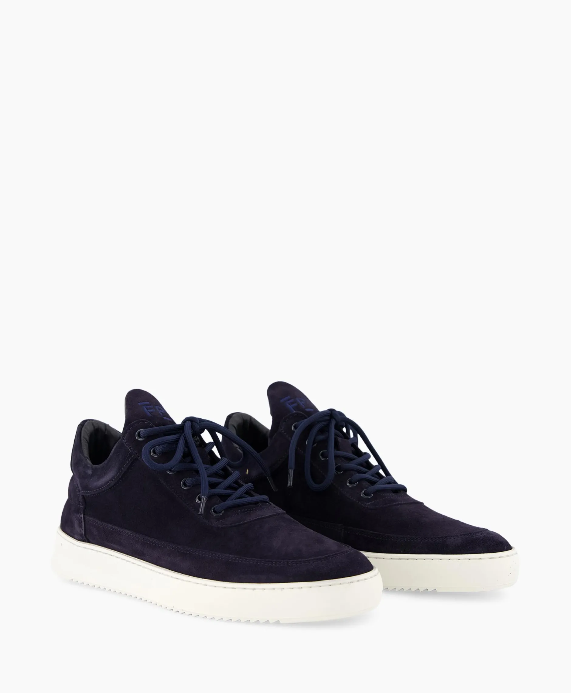 Heren Filling Pieces Sneakers*Sneaker Low Top Suede Navy Donker Blauw