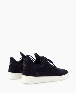 Heren Filling Pieces Sneakers*Sneaker Low Top Suede Navy Donker Blauw