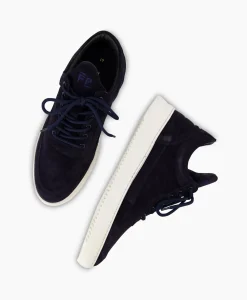 Heren Filling Pieces Sneakers*Sneaker Low Top Suede Navy Donker Blauw