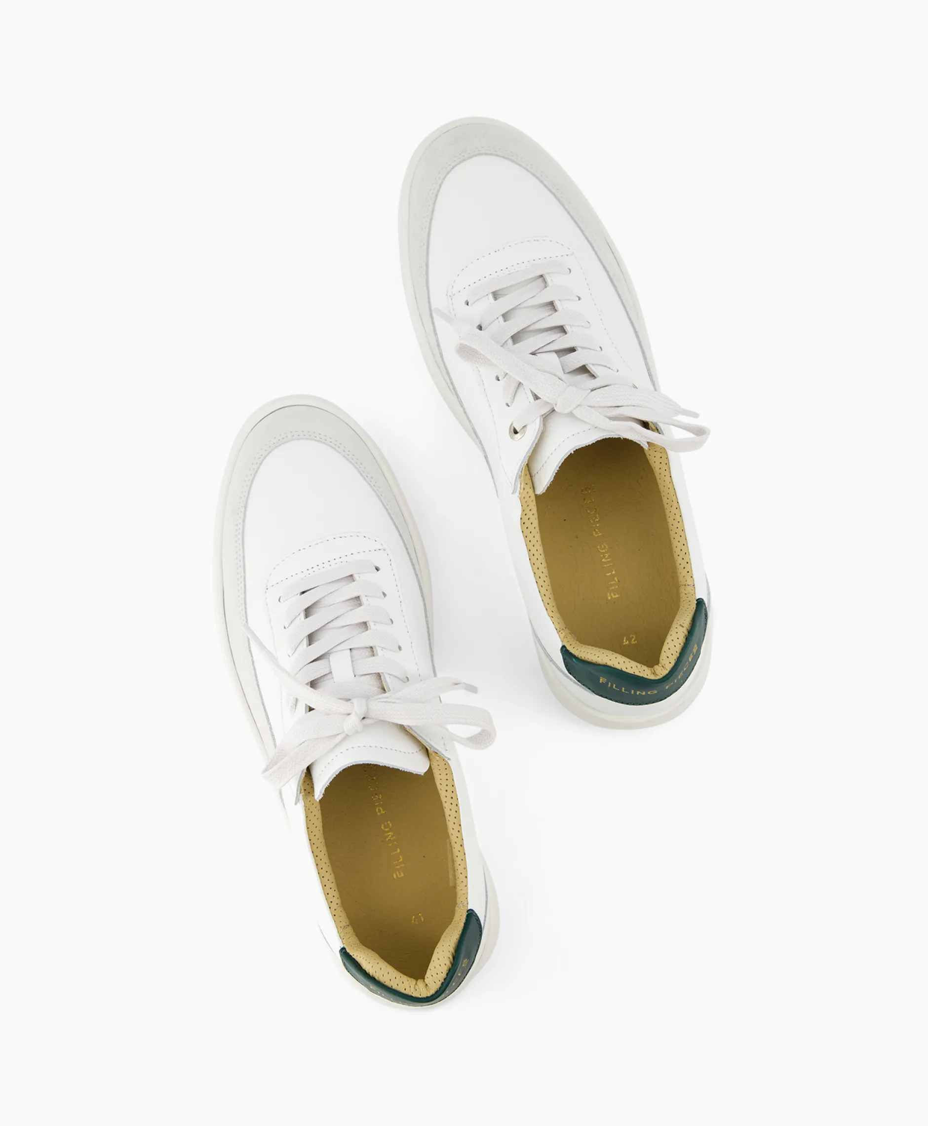 Heren Filling Pieces Sneakers*Sneaker Mondo Squash White Wit