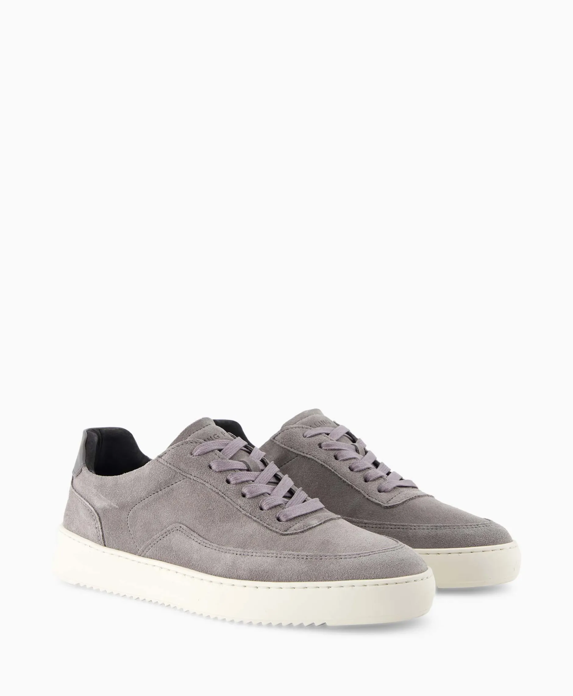 Heren Filling Pieces Sneakers*Sneaker Mondo Suede Organic Grijs