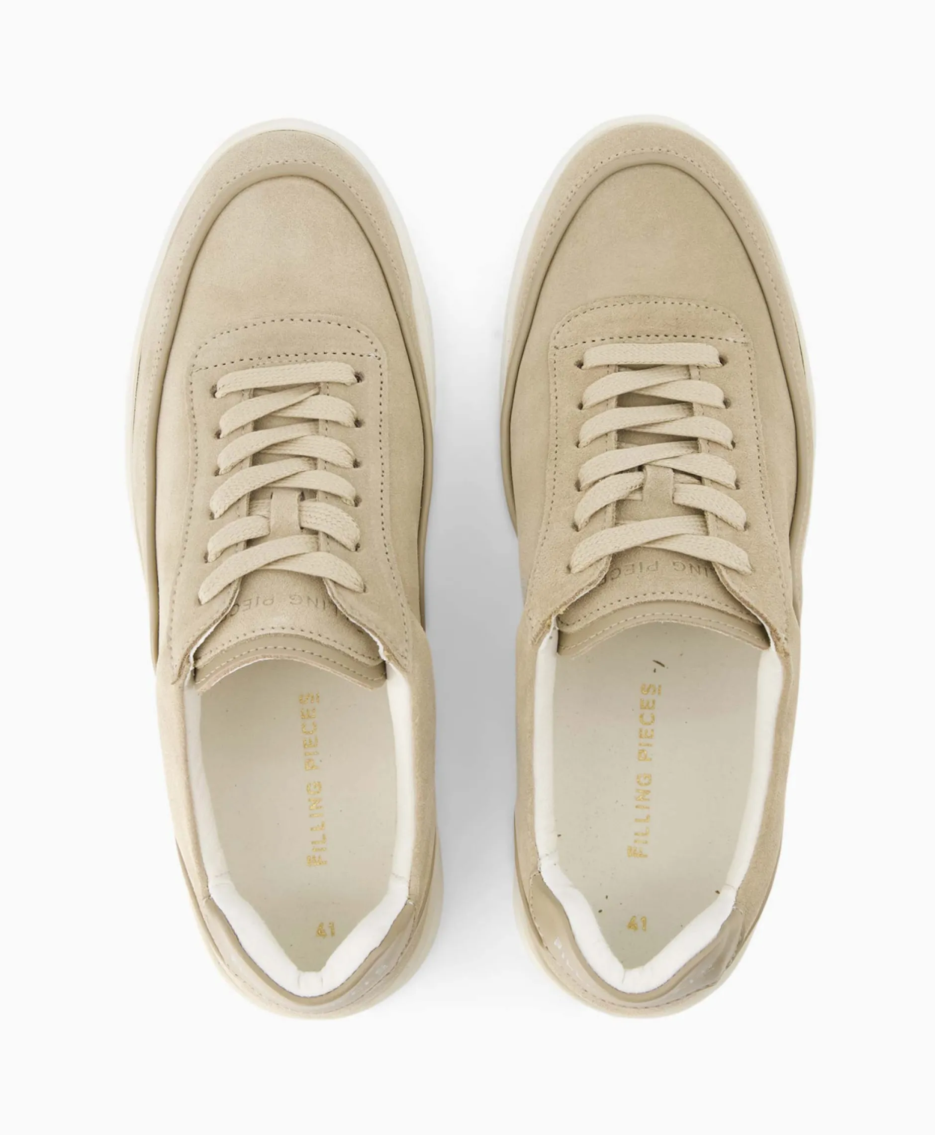 Heren Filling Pieces Sneakers*Sneaker Mondo Suede Lux Beige