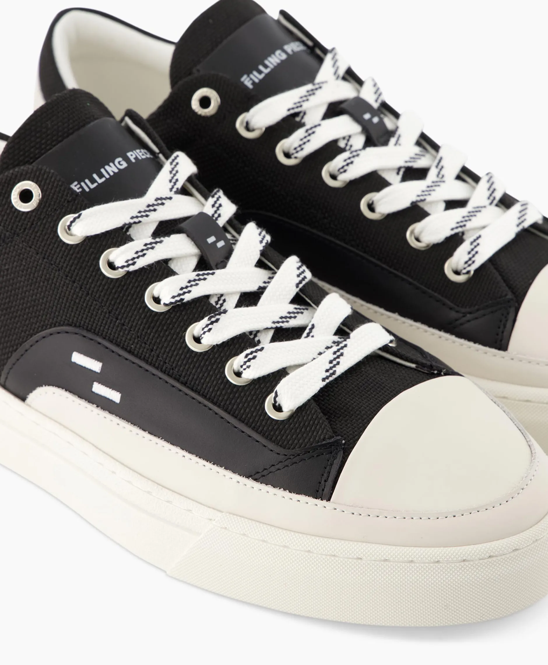 Heren Filling Pieces Sneakers*Sneaker Riviera Low Zwart