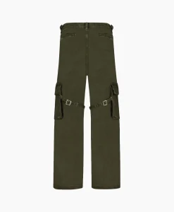 Heren Flâneur Broeken*Flaneur Cargobroek Phone Pocket Groen