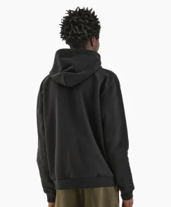 Heren Flâneur Truien*Flaneur Hoodie Botanical Zwart