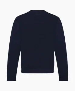 Heren Flâneur Truien*Flaneur Sweater Signature Donker Blauw