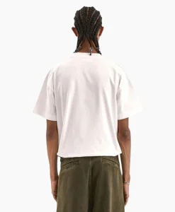 Heren Flâneur T-Shirts*Flaneur T-Shirt Korte Mouw Botanical Wit