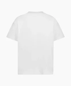 Heren Flâneur T-Shirts*Flaneur T-Shirt Korte Mouw Botanical Wit