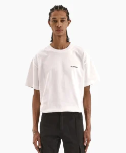 Heren Flâneur T-Shirts*Flaneur T-Shirt Korte Mouw Essential Wit