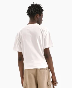 Heren Flâneur T-Shirts*Flaneur T-Shirt Korte Mouw Floral Watercolor Wit