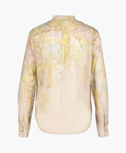 Dames Forte_forte Blouses*Blouse Heaven Print Cotton Silk Voile Grandfather Rose