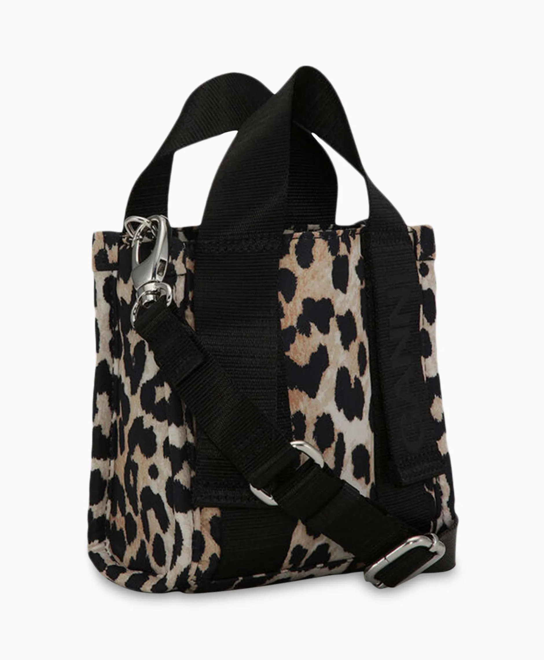 Dames Ganni Tassen*Crossbody Tas Recycled Tech Mini Tote Bruin