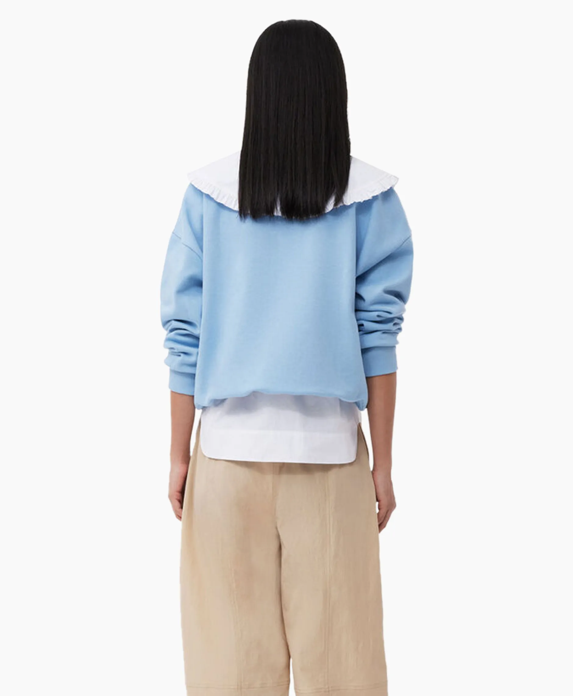 Dames Ganni Truien*Pullover Isoli Oversized Blauw