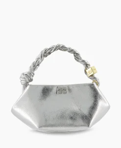 Dames Ganni Tassen*Schouder / Hand Tas Bou Mini Zilver