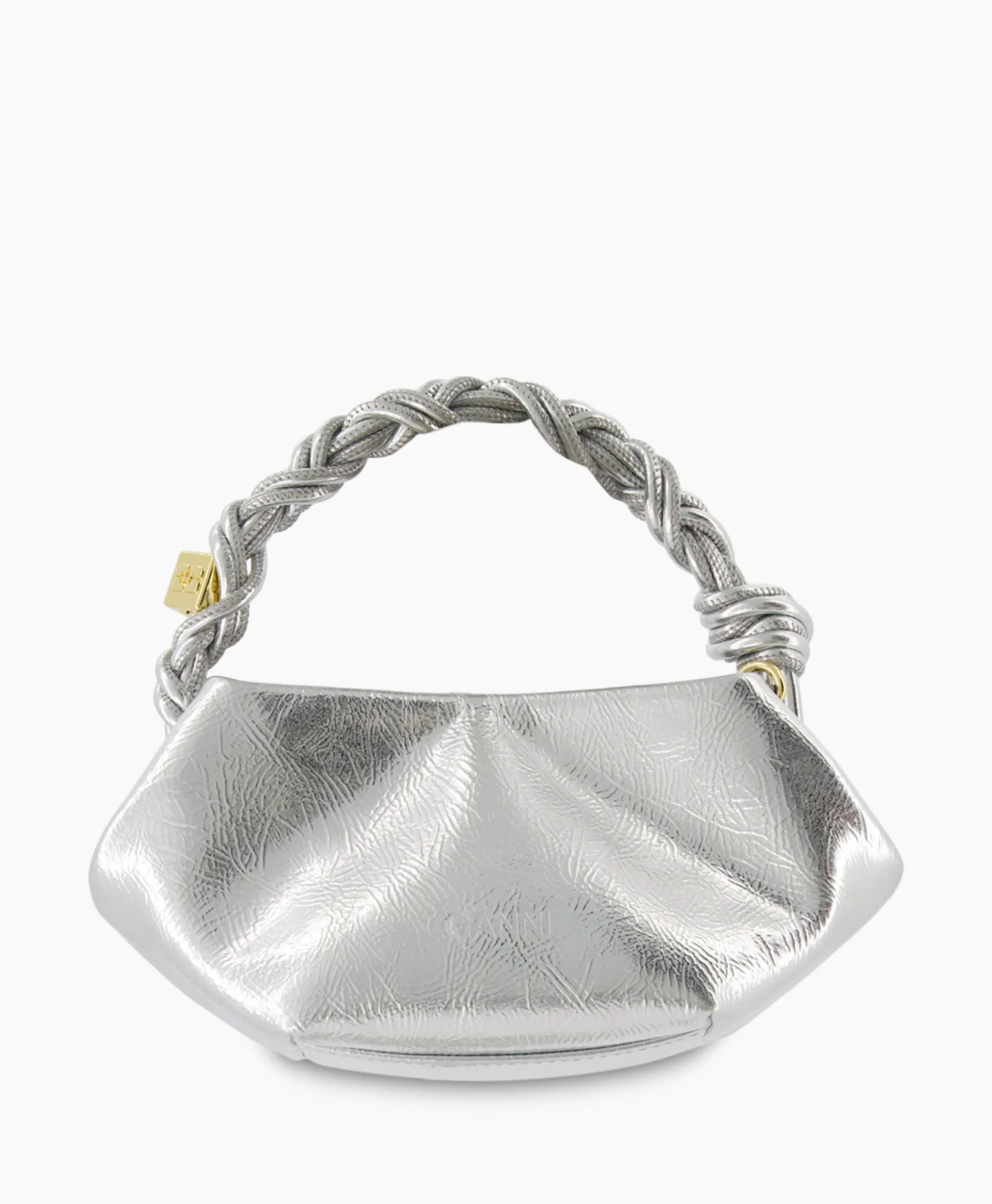 Dames Ganni Tassen*Schouder / Hand Tas Bou Mini Zilver