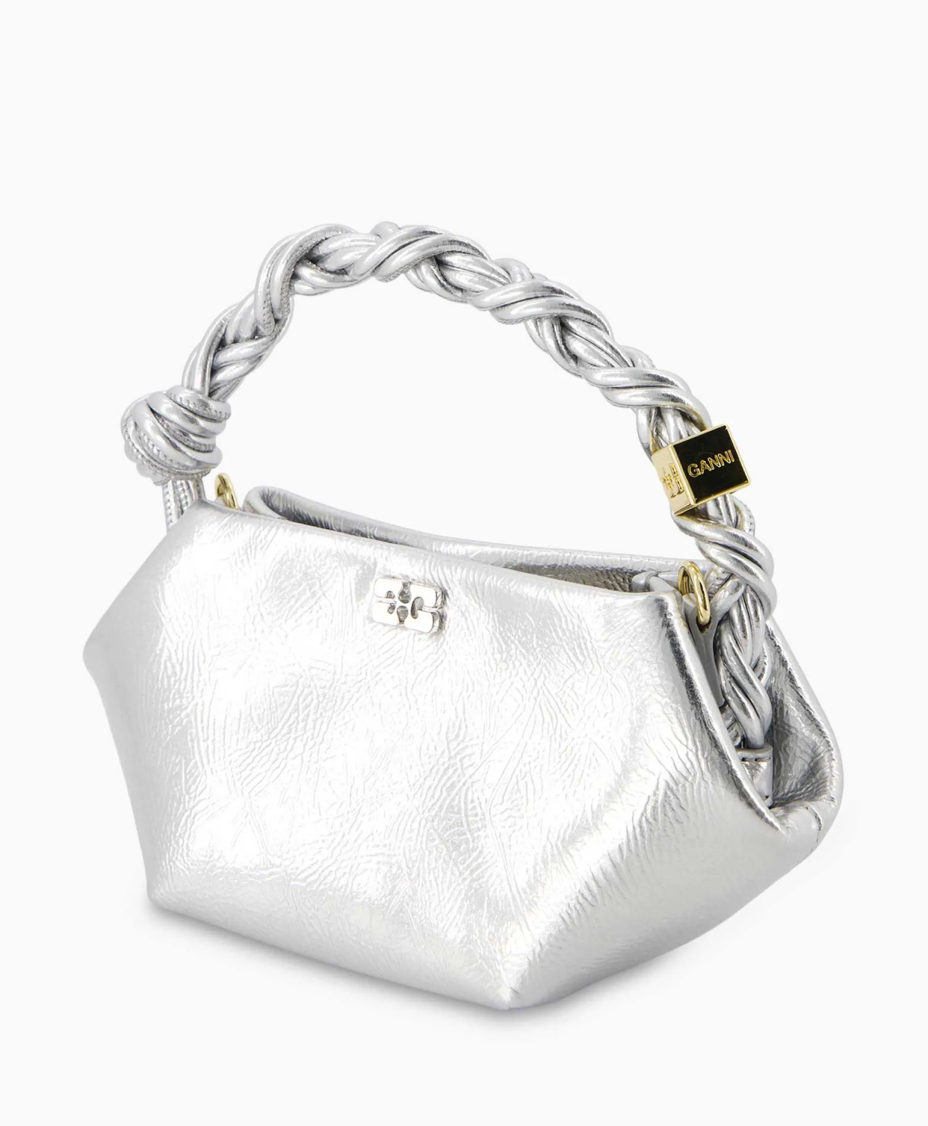 Dames Ganni Tassen*Schouder / Hand Tas Bou Mini Zilver