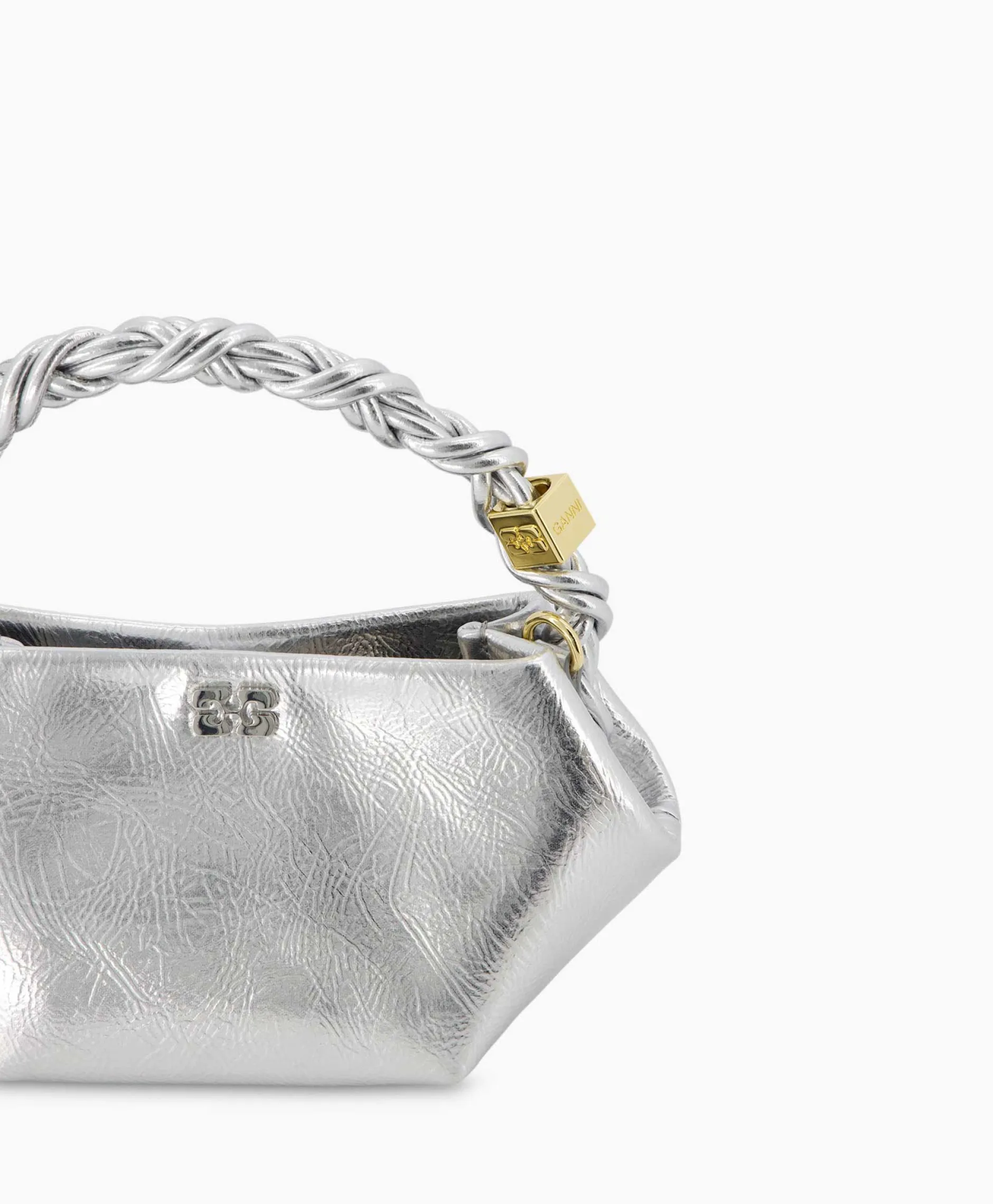 Dames Ganni Tassen*Schouder / Hand Tas Bou Mini Zilver