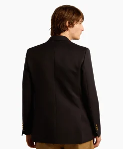 Heren Golden Goose Colberts*Blazer Golden M's Double Breasted Gabardine Wool Donker Blauw