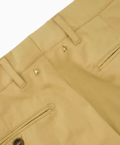 Heren Golden Goose Broeken*Broek Golden M's Chino Cotton Comfort Beige