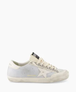 Heren Golden Goose Sneakers*Sneaker Super Star Suede Licht Grijs