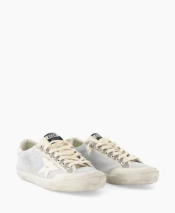 Heren Golden Goose Sneakers*Sneaker Super Star Suede Licht Grijs