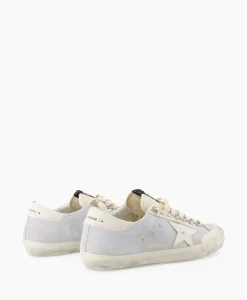Heren Golden Goose Sneakers*Sneaker Super Star Suede Licht Grijs