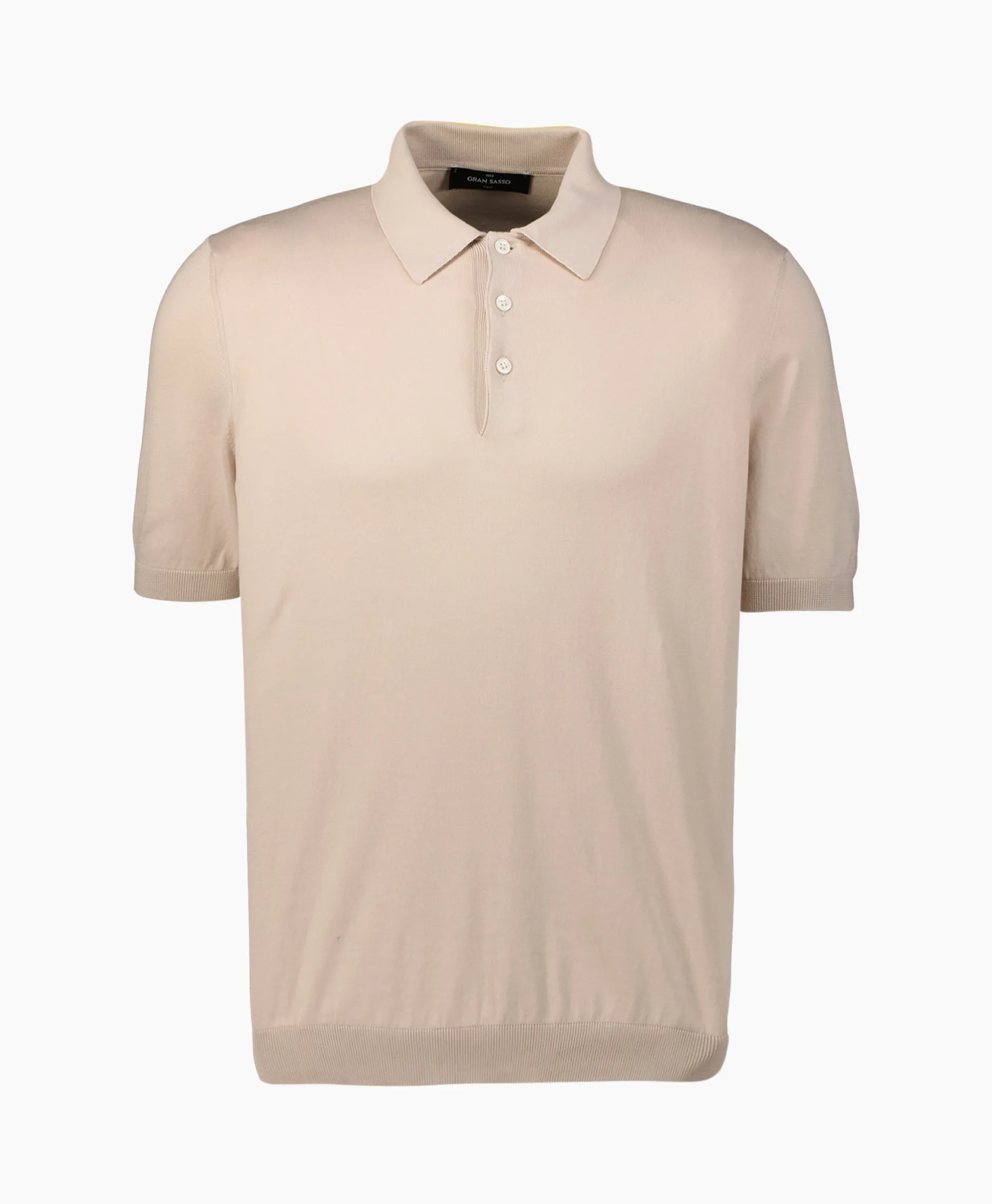 Heren Gran Sasso Polo's*Polo 43110/29401 Beige