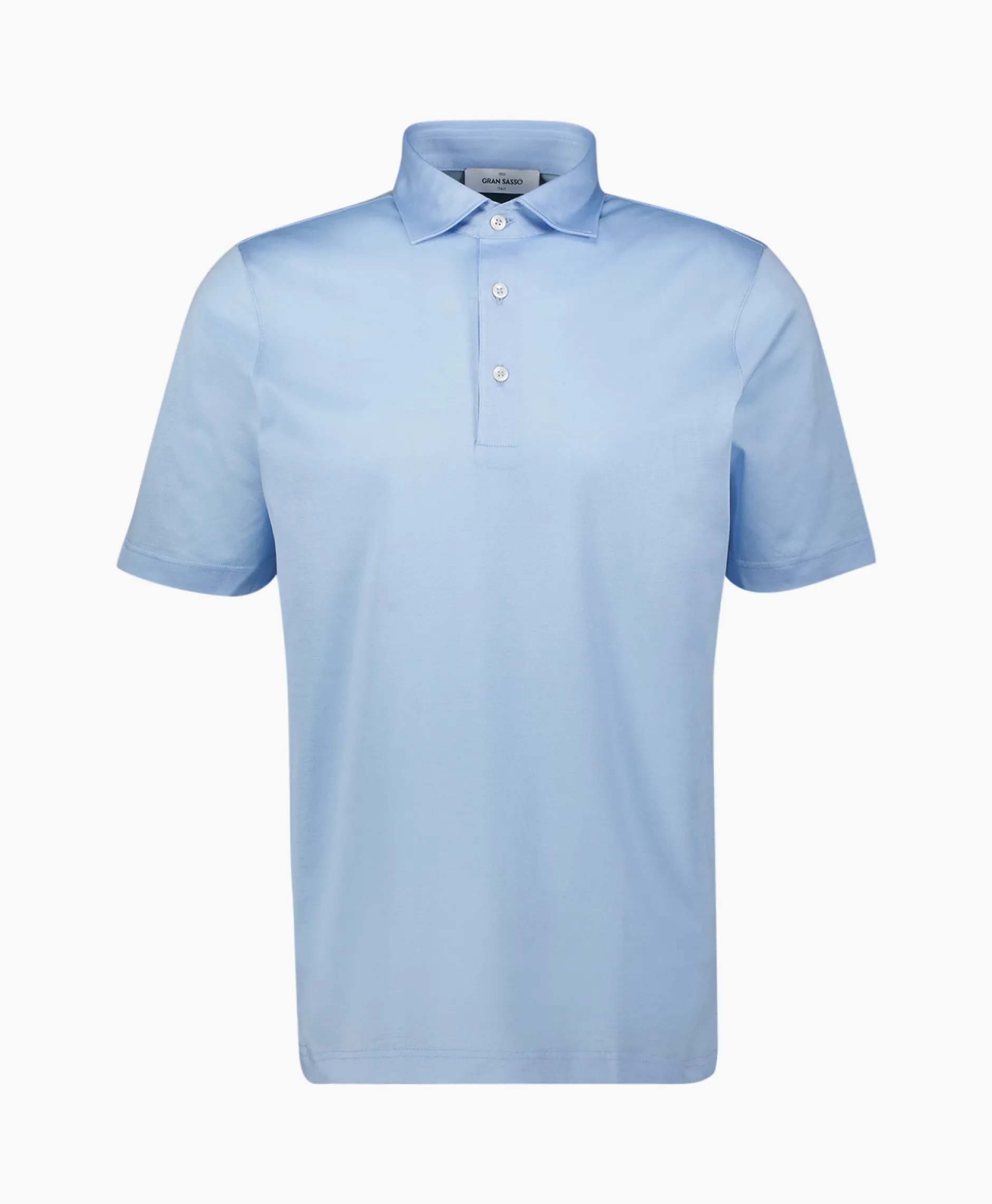 Heren Gran Sasso Polo's*Polo 60103/74201 Licht Blauw