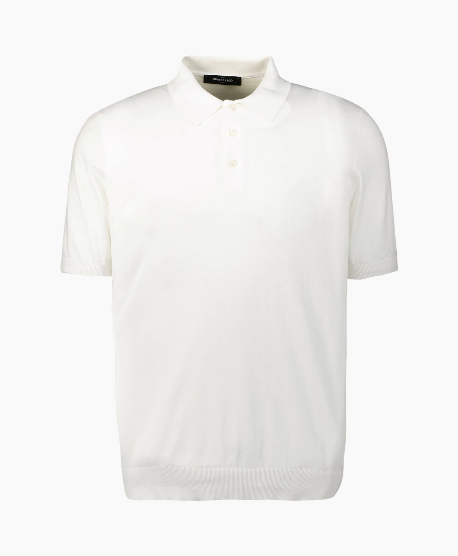 Heren Gran Sasso Polo's*Polo 43110/29401 Wit