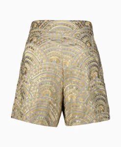 Dames Greek Archaic Kori Broeken*Korte Broek All Over Pleates Licht Grijs