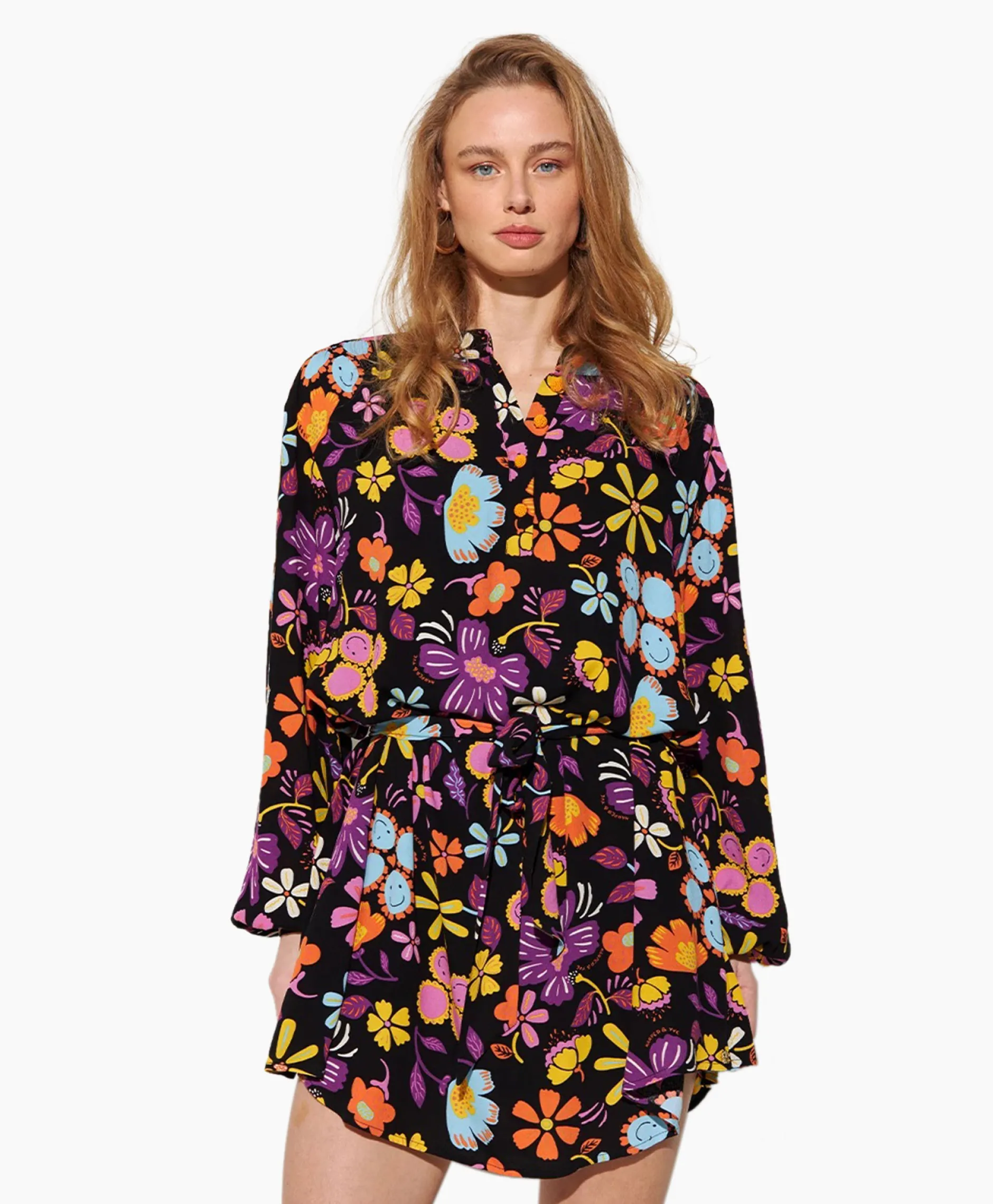 Dames Harper & Yve Jurken*Harper & Yve Mini Jurk Liz-Dr Zwart