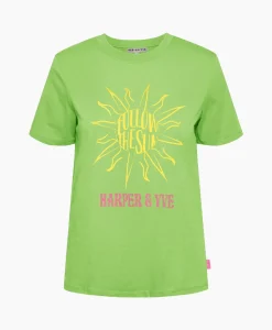 Dames Harper & Yve T-Shirts & Tops*Harper & Yve T-Shirt Korte Mouw Followthesun-Ss Groen