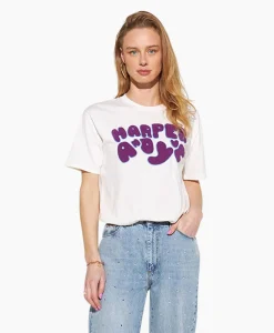 Dames Harper & Yve T-Shirts & Tops*Harper & Yve T-Shirt Korte Mouw Logo-Ss Off White