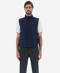 Heren Herno Jassen*Bodywarmer Lo Smanicato Legend Donker Blauw