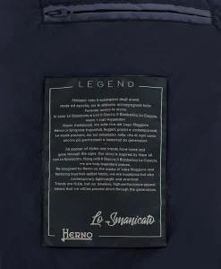 Heren Herno Jassen*Bodywarmer Lo Smanicato Legend Donker Blauw