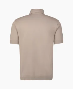 Heren Herno Polo's*Polo Knitted Taupe
